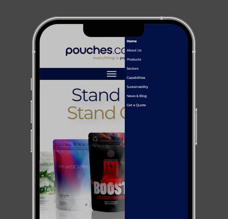 Pouches Mobile First